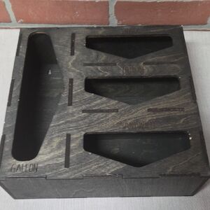 Brownish/Black Wooden Bag Organizer